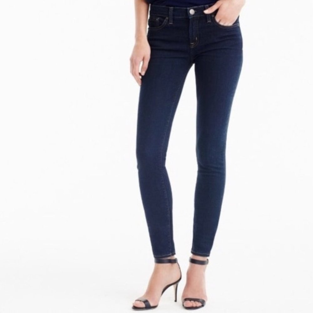 J. Crew Size 27 Toothpick Skinny Ankle Jeans Dark